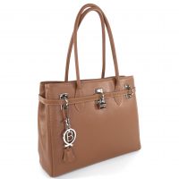 GRACE by BONDBERY® | Handtasche aus Leder, cognac, large | Foto 02