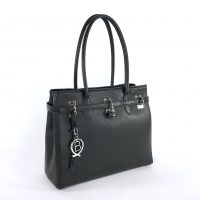 GRACE by BONDBERY® | Handtasche aus Leder, schwarz, large | Foto 02