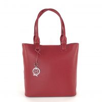 UPPER EAST by BONDBERY® | Shopper aus Leder, granatrot | Foto 01