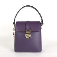 NAOMI by BONDBERY® | Handtasche aus Leder in Violett | Foto 01
