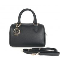 BECKY by BONDBERY® | Handtasche aus Leder in Schwarz M | Foto 01