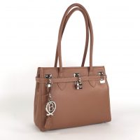 JACKIE by Bondbery | Handtasche aus Leder - Cognac
