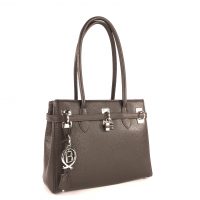 JACKIE by Bondbery | Handtasche aus Leder - Dunkelbraun