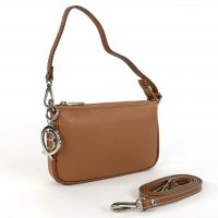 SWEETY by Bondbery | Mini Handtasche - Crossbody Tasche aus Leder - Cognac