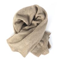 Weicher Schal mit Wolle und Kaschmir-Anteil in Beige aus der Bondbery City Collection - erhältlich bei www.bondbery.com