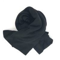 Weicher Schal mit Wolle und Kaschmir-Anteil in Schwarz aus der Bondbery City Collection - erhältlich bei www.bondbery.com