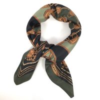 Seidentuch PRECIOUS SECRET | Carré 90 - Multicolor Grün