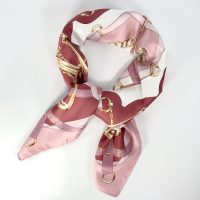 Seidentuch RIDING CLUB | Carré 90 - Multicolor Pink