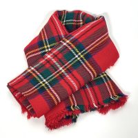 BONDBERY® Country Collection | XL Schal kariert in Rot 07